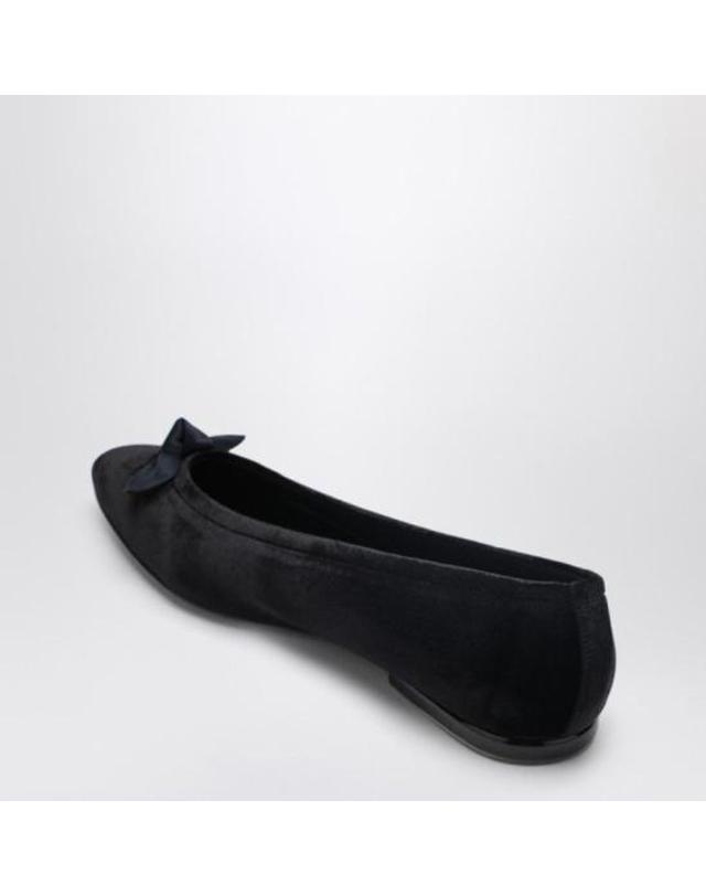 로로피아나 [해외직구] 26SS 로로피아나 플랫 슈즈 FAQ9731VI 8000 BLACK 착용컷