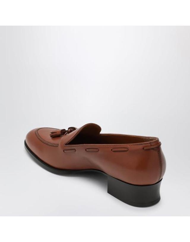 로로피아나 [해외직구] 26FW 로로피아나 로퍼 FAQ2444LE Brown 착용컷