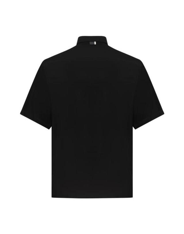 로우 브랜드 [해외직구] 26SS 로우브랜드 반팔 셔츠 LC26002 D001 Black 착용컷