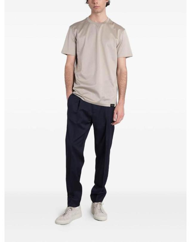 로우 브랜드 [해외직구] 26SS 로우브랜드 반팔 티셔츠 LT26001N016 Grey 착용컷