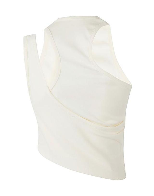 로우클래식 [해외직구] 23SS 로우클래식 민소매 티셔츠 LOW23SMTO050 0114 WHITE 착용컷