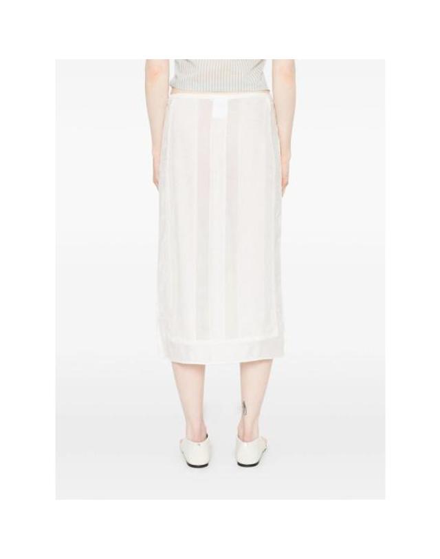 로우클래식 [해외직구] 26SS 로우클래식 미디 스커트 LW265SK06 WHITE 착용컷