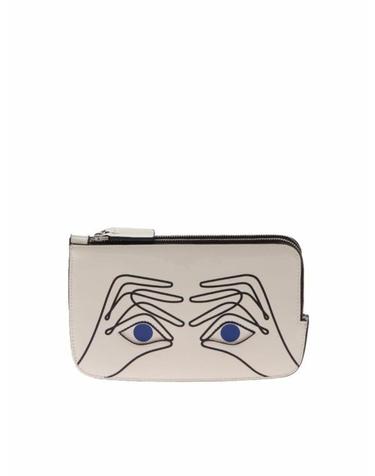[해외직구] 17FW 루루 기네스 클러치 파우치 50130740CHALK White