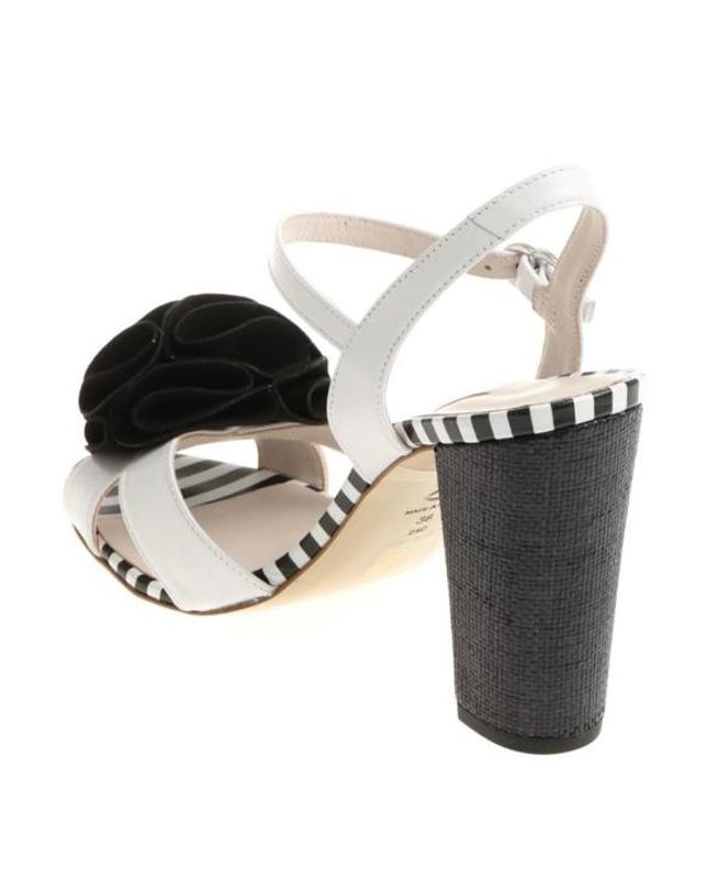 루루기네스 [해외직구] 18SS 루루 기네스 힐 펌프스 50139941WHITEBLACK White 착용컷