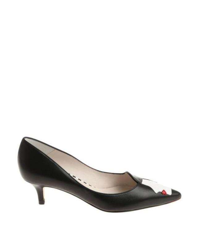 루루기네스 [해외직구] 18SS 루루 기네스 힐 펌프스 50139705BLACK Black 착용컷