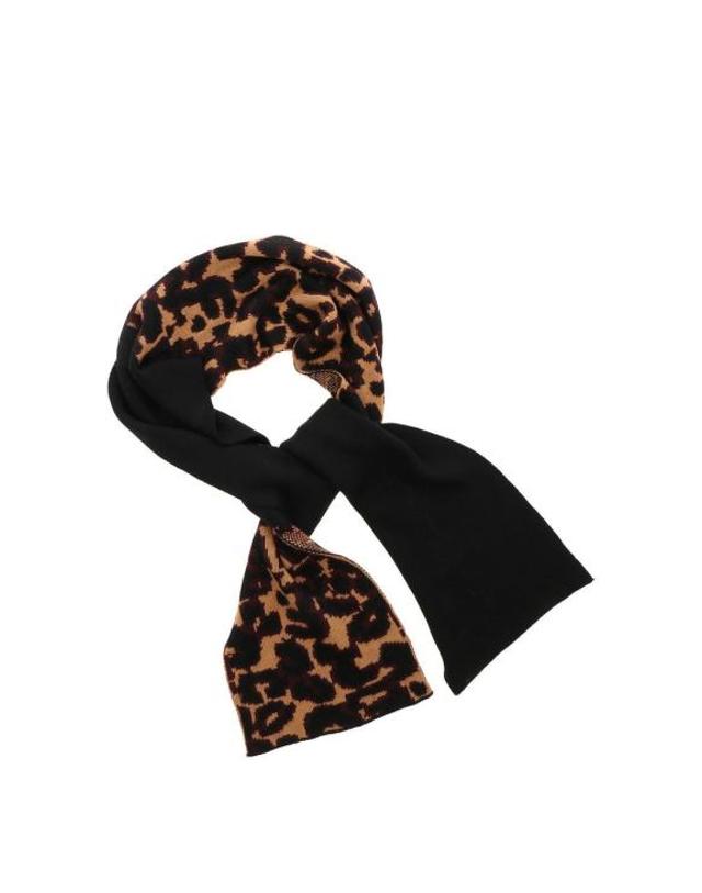 루루기네스 [해외직구] 19FW 루루 기네스 머플러 스카프 50160457BLACKTANCHINARED Animal Print 착용컷