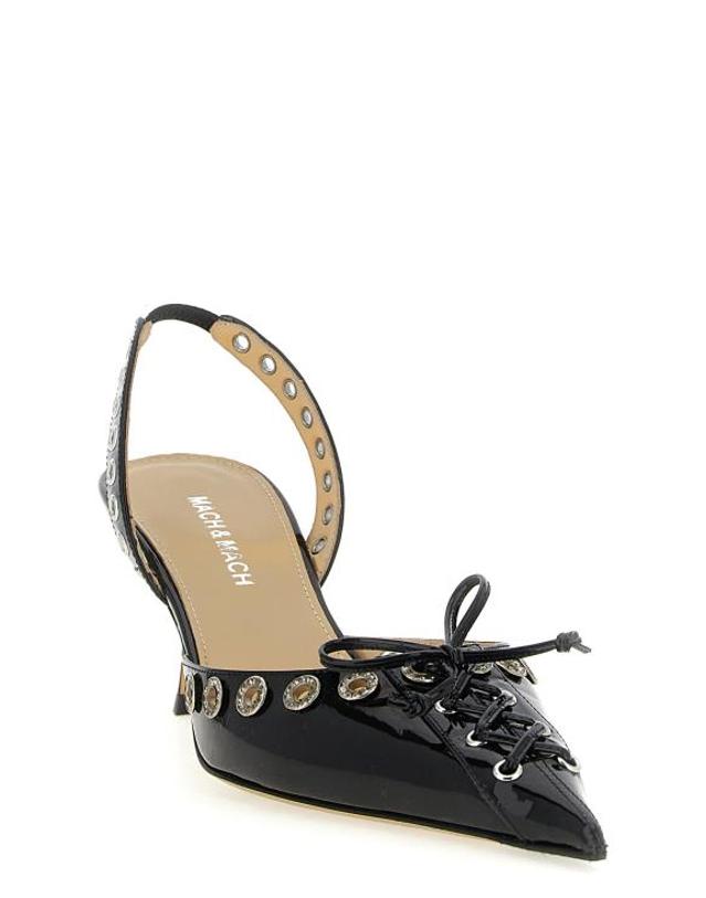 마하앤마하 [해외직구] 마흐앤마흐 힐 펌프스 LDPF25S097965PATBLK BLACK 착용컷