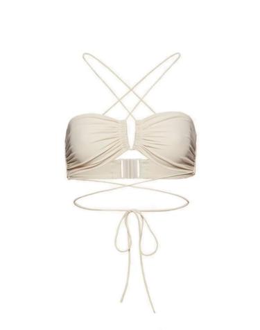 [해외직구] 25FW 마그다뷰트림 비키니 수영복 806721 CREAM BEIGE