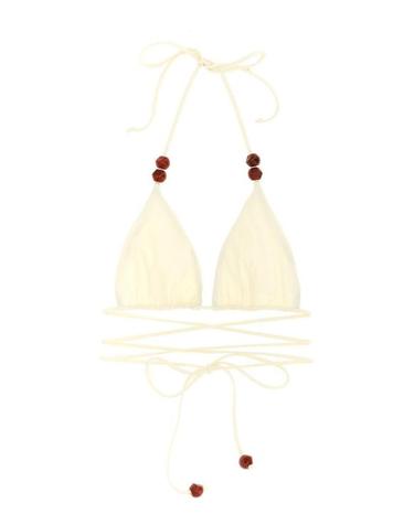 [해외직구] 26SS 마그다뷰트림 비키니 수영복 628426CREAM White
