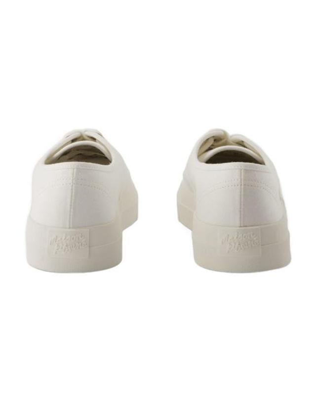 메종 키츠네 [해외직구] 24SS 메종키츠네 스니커즈 MW04801WW9000 WHITE 착용컷