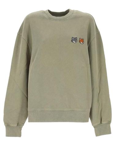 [해외직구] 26SS 메종키츠네 긴팔 티셔츠 QM00313KM0341 0418 FADED LAUREL GREEN
