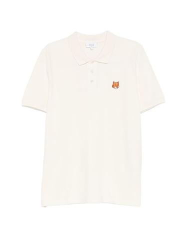 [해외직구] 26SS 메종키츠네 폭스 헤드 레귤러 폴로 티셔츠 PM00209KP0002 0063 NOBLE BEIGE