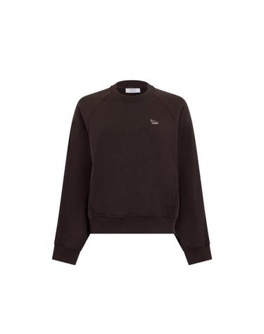 [해외직구] 26FW 메종키츠네 긴팔 티셔츠 QW00303KM0342 DKBRO BROWN
