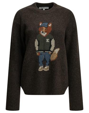[해외직구] 26FW 메종키츠네 스웨터 MRMKJ02KT12410553 BROWN