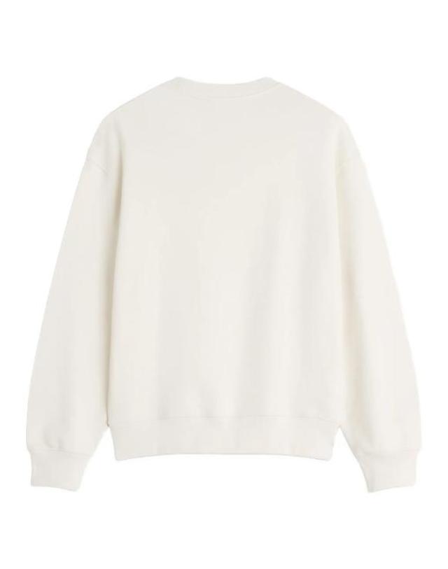 메종 키츠네 [해외직구] 26SS 메종키츠네 긴팔 티셔츠 QM00300KM0341 0063 NOBLE BEIGE 착용컷