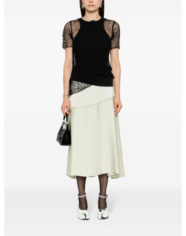 메종 마르지엘라 [해외직구] 24SS 마르지엘라 반팔 티셔츠 S29HL0009M13007 900 BLACK 착용컷