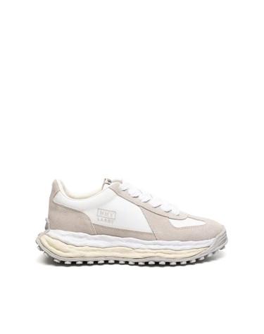 [해외직구] 26FW 메종 미하라 야스히로 래리 OG솔 믹스 메테리얼 로우탑 스니커즈 A14FW703 WHITE