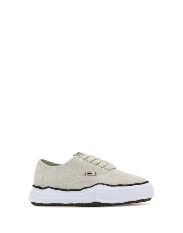메종미하라야스히로 [해외직구] 25FW 메종 미하라 야스히로 코튼 스니커즈 A14FW746 WHITE BEIGE 착용컷