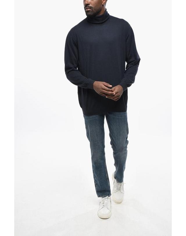 말로 [해외직구] 말로 터틀넥 UMC004 F1Z32 59BLU Midnight blue 착용컷