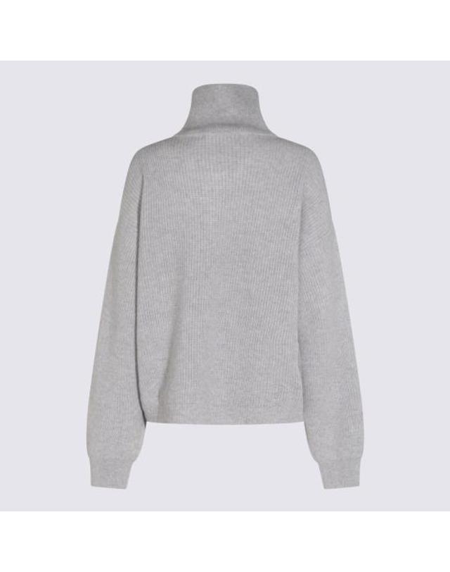 말로 [해외직구] 26FW 말로 스웨터 DXD060 F1B02E3628 COOL GREY 착용컷