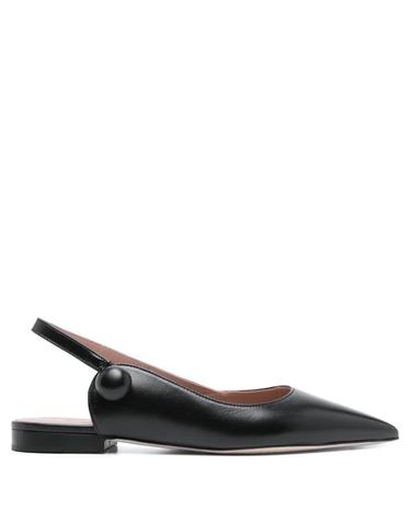 [해외직구] 25SS 말론 슐저 플랫 슈즈 PALMER 10 2 BLACK