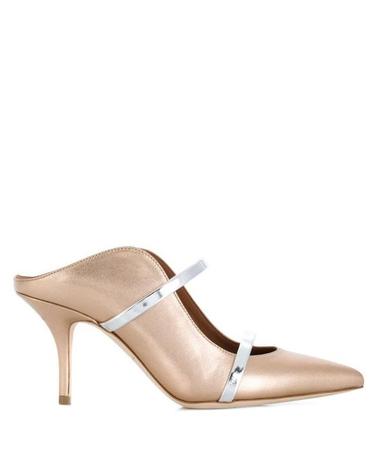 [해외직구] 26SS 말론 슐저 힐 펌프스 MAUREEN7029GOLD SILVER Gold
