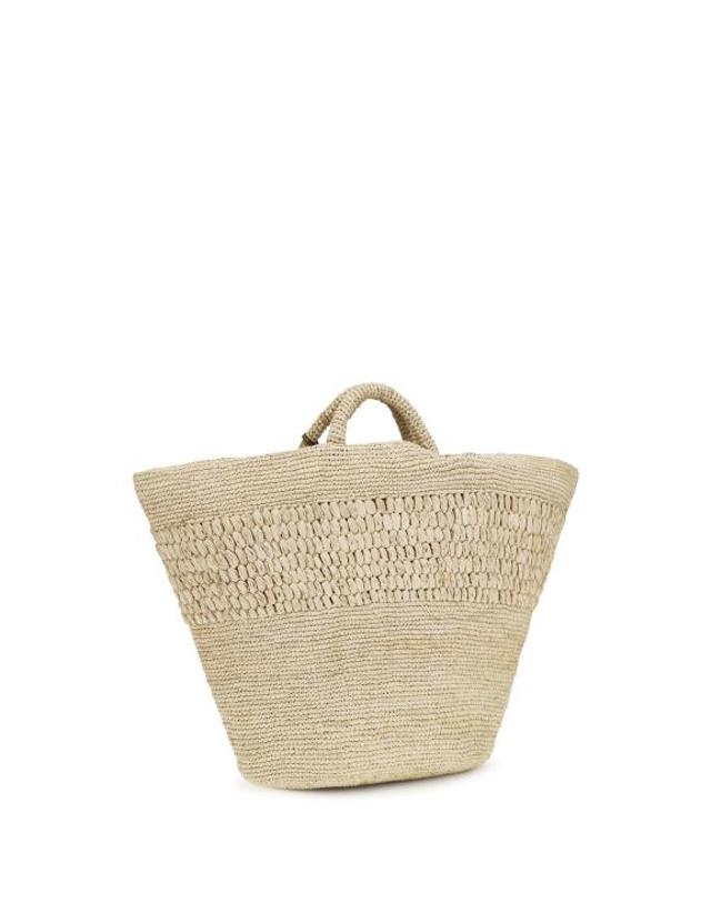 마네비 [해외직구] 26SS 마네비 토트백 V88VU NATURAL BEIGE 착용컷