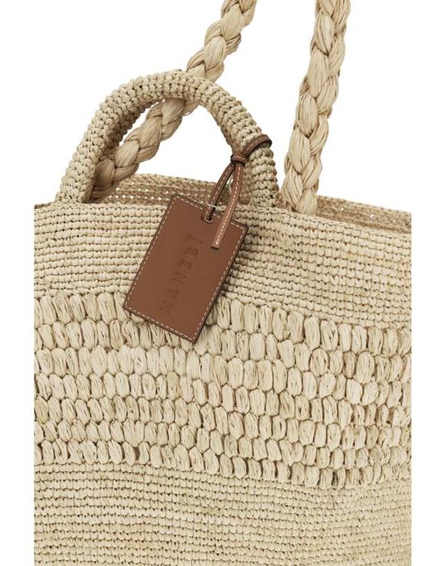 마네비 [해외직구] 26SS 마네비 토트백 V88VU NATURAL BEIGE 착용컷