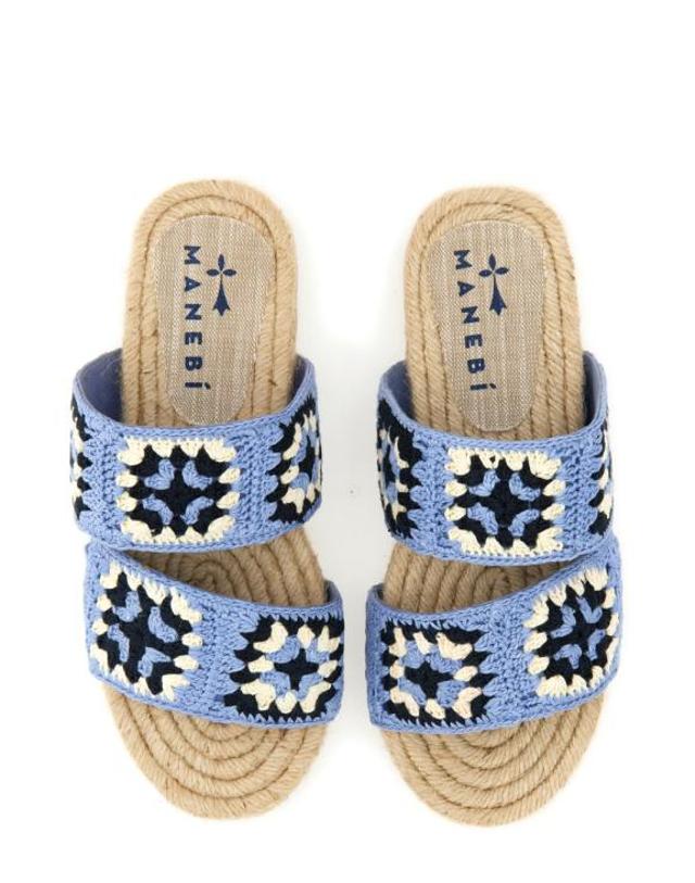 마네비 [해외직구] 24SS 마네비 샌들 P43Y0 BLUE 착용컷