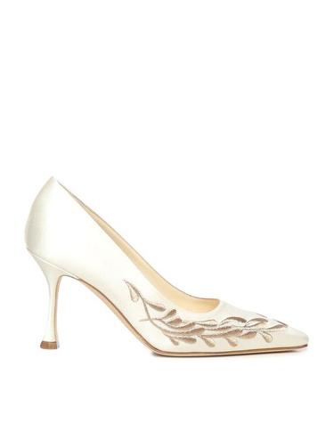 [해외직구] 25FW 마놀로 블라닉 힐 펌프스 32530011309 White