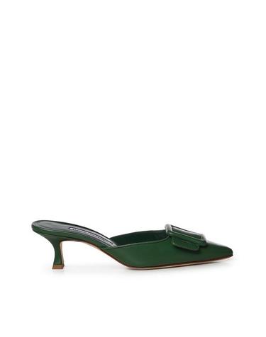 [해외직구] 26FW 마놀로 블라닉 뮬 슬리퍼 2190255 3097 GREEN