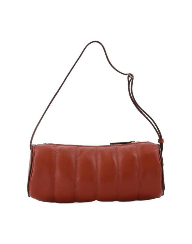 마누 아틀리에 [해외직구] 22FW 마누아뜰리에 숄더백 MAT018018 RED 착용컷