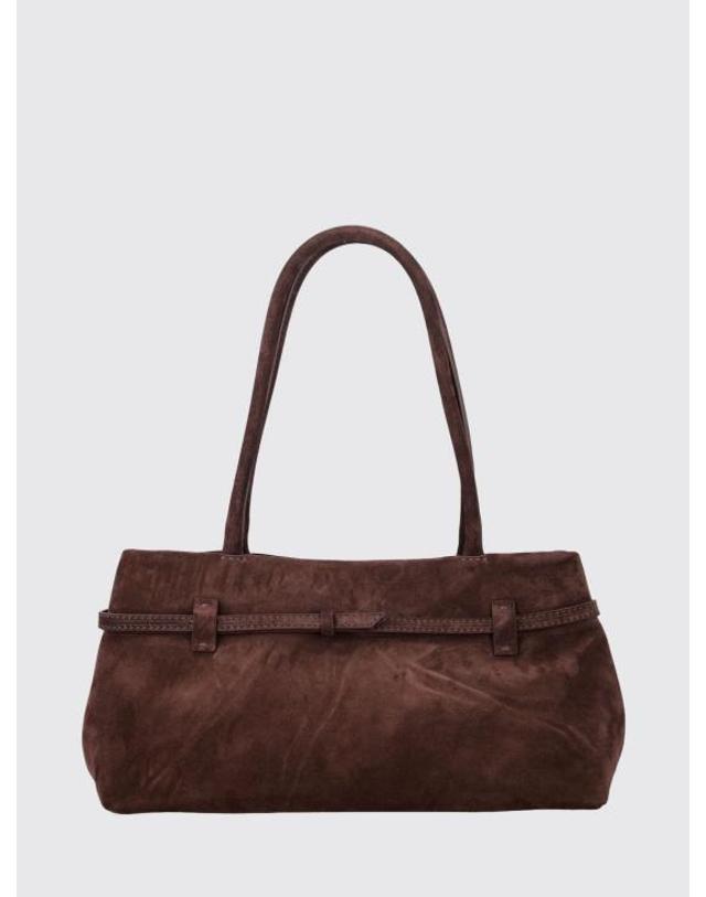 마누 아틀리에 [해외직구] 26FW 마누아뜰리에 숄더백 2025262 DEEP Brown 착용컷