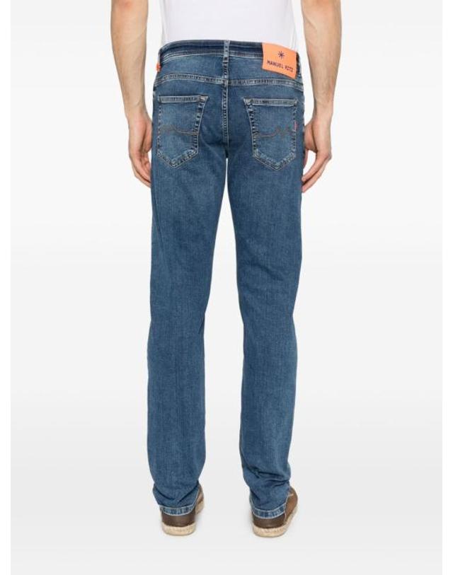 마뉴엘리츠 [해외직구] 26FW 마뉴엘리츠 스트레이트 팬츠 3832J1728L125335089 Denim blue 착용컷
