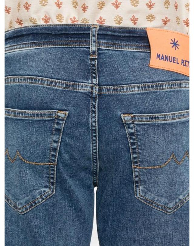 마뉴엘리츠 [해외직구] 26FW 마뉴엘리츠 스트레이트 팬츠 3832J1728L125335089 Denim blue 착용컷