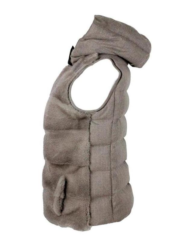 만조니24 [해외직구] 25FW 만조니24 베스트 M812TAUPE Beige 착용컷