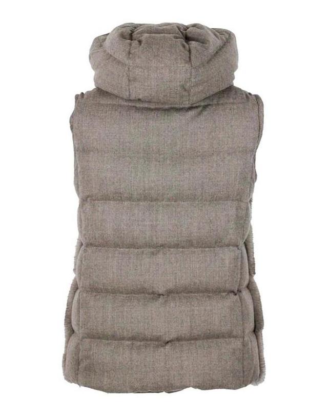 만조니24 [해외직구] 25FW 만조니24 베스트 M812TAUPE Beige 착용컷