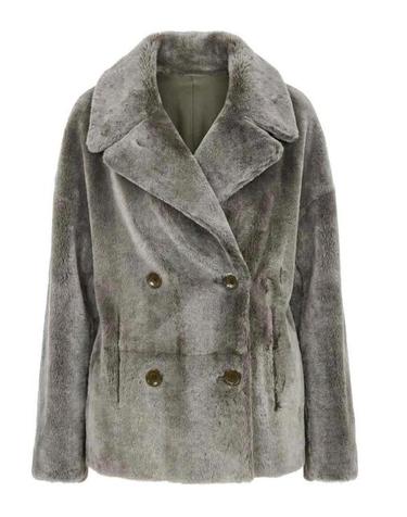 [해외직구] 26FW 만조니24 무스탕 26M1765RS21GREEN LIGHT BROWN