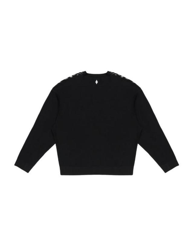마르셀로 불론 [해외직구] 24FW 마르셀로 불론 스웨터 CMHE036F23KNI001 1001 BLACK 착용컷
