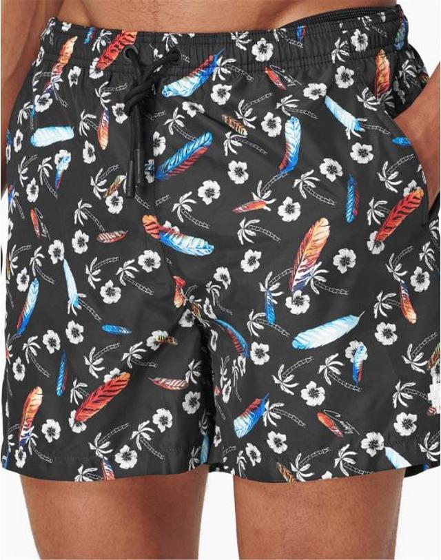 마르셀로 불론 [해외직구] 25SS 마르셀로 불론 스윔팬츠 CMFA003S22FAB0031001 BLACK 착용컷