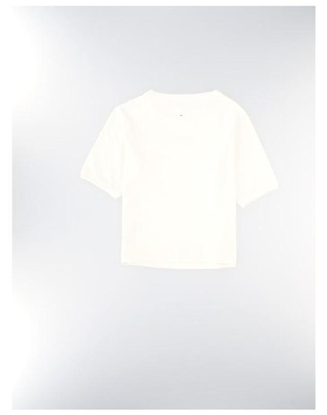 마가렛 호웰 [해외직구] 25FW 마가렛호웰 반팔 티셔츠 WHSP0536A25 MMDWHI WHITE 착용컷