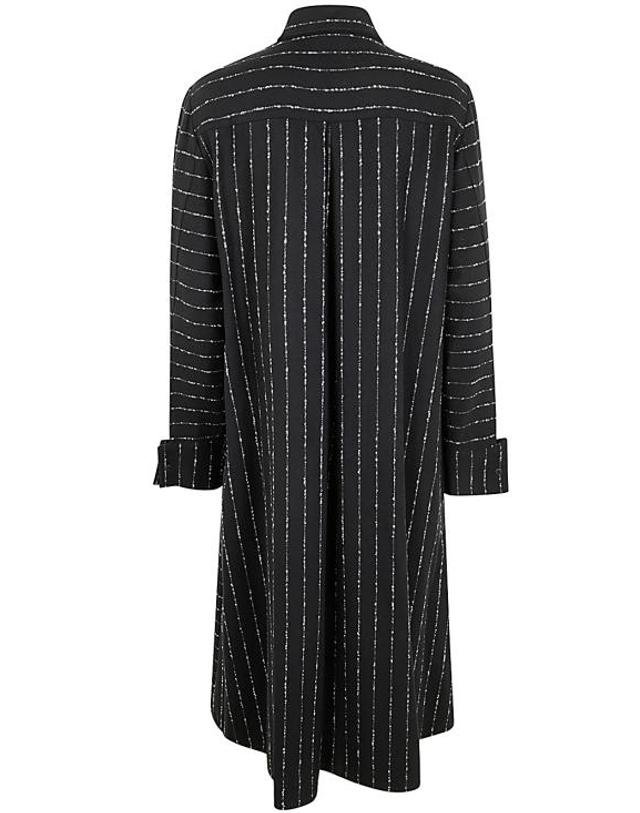 마리아칼데라라 [해외직구] 24FW 마리아 칼데라라 미디 원피스 S708B 91 BLACK IVORY 착용컷