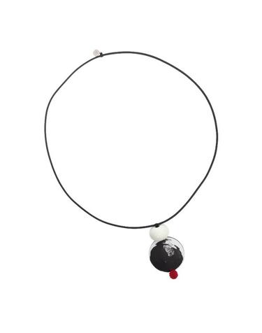[해외직구] 17SS 마리아 칼데라라 목걸이 팬던트 1Y123QR Black