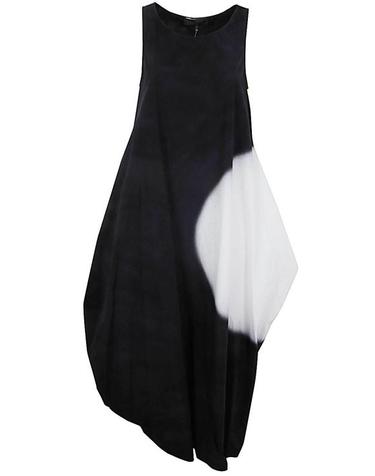 [해외직구] 24SS 마리아 칼데라라 미디 원피스 R508PH 91 BLACK
