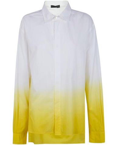 [해외직구] 26SS 마리아 칼데라라 셔츠 V202MH 12 WHITE WARM YELLOW