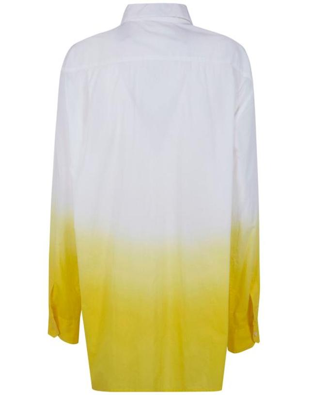 마리아칼데라라 [해외직구] 26SS 마리아 칼데라라 셔츠 V202MH 12 WHITE WARM YELLOW 착용컷