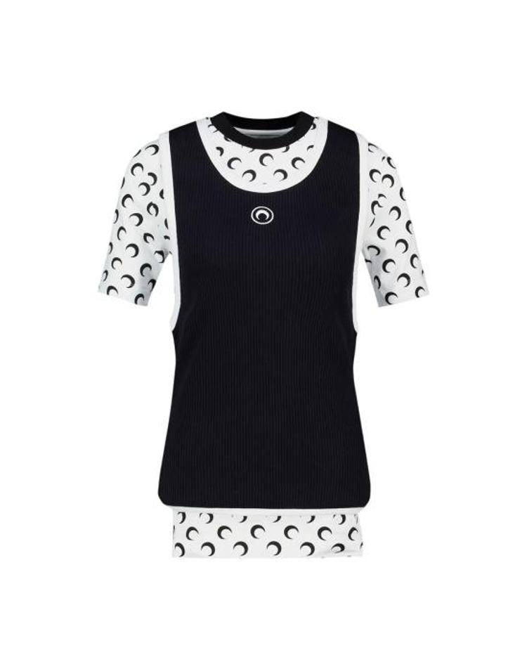 MARINE SERRE [해외] 26FW 마린세르 탑 CONFIG SER026005 BLACK E8SOXX24785