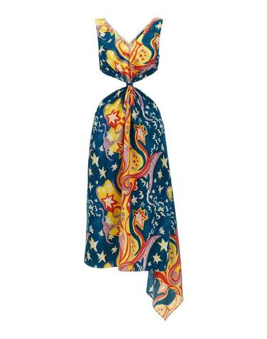 [해외직구] 23FW 마르니 미디 스커트 ABMA1059A0UTV977GPB56 Multicolour