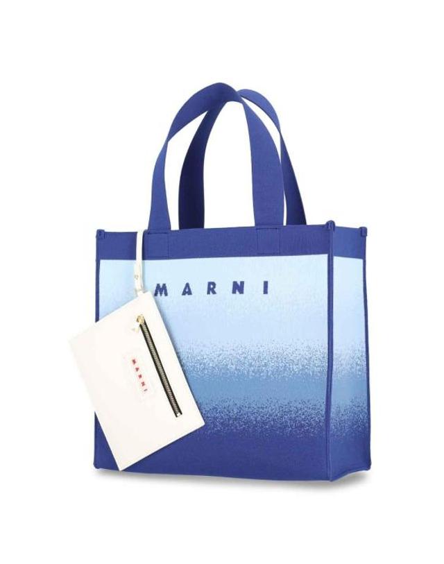 마르니 [해외직구] 23SS 마르니 토트백 SHMP0076A5P5506ZO535 Blue 착용컷