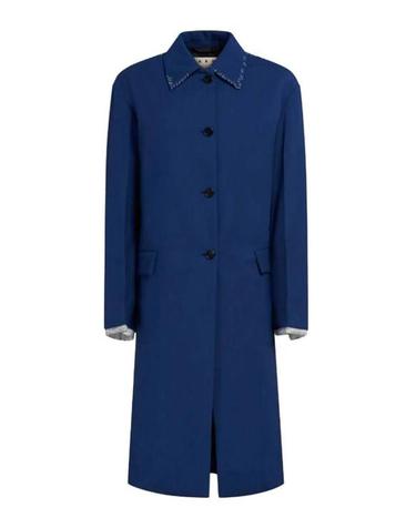[해외직구] 24SS 마르니 트렌치 코트 SPMA0223MSTW83900B65 Blue